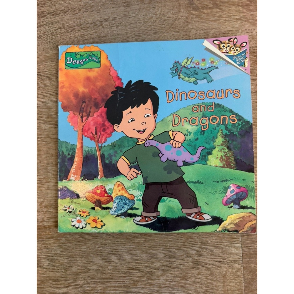 Vtg Y2K Dragon Tales Down The Knuckerhole & Dinosaur & Dragons 2000 Book LOT - Picture 2 of 5